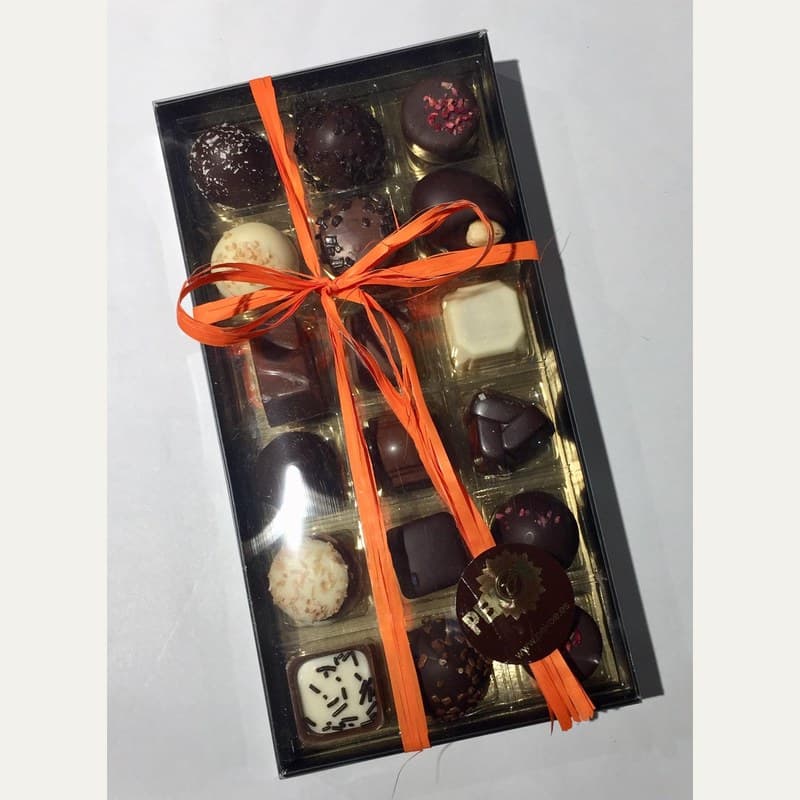 Caja de 18 Bombones Belgas Surtidos