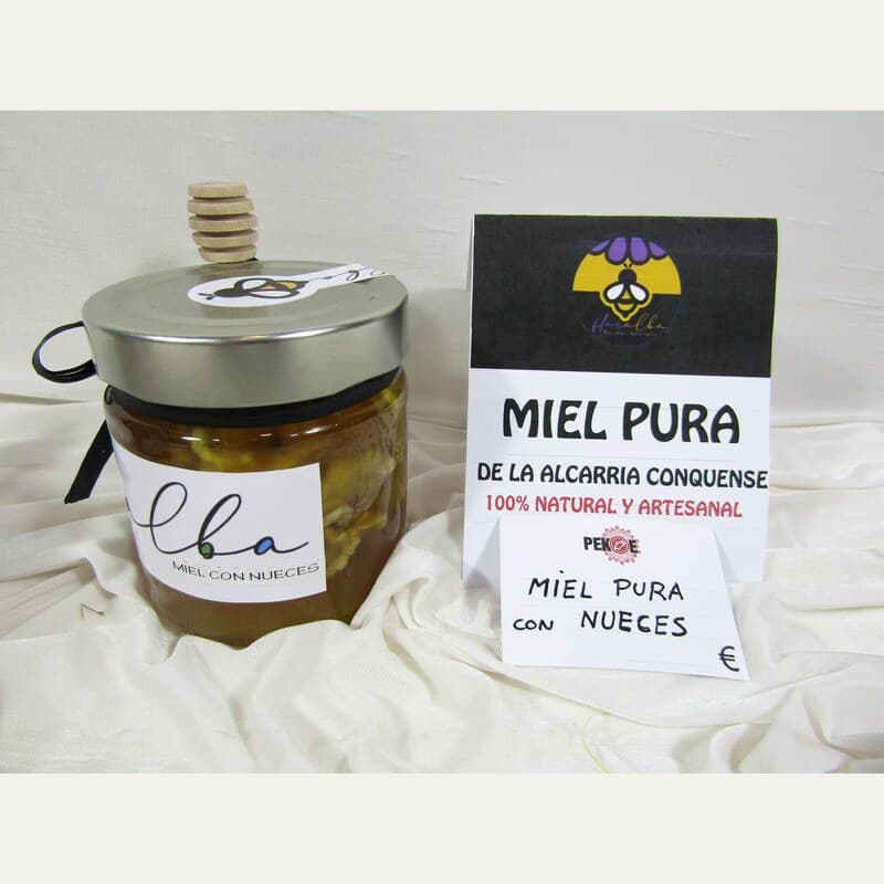Miel Pura con Nueces 350Gr
