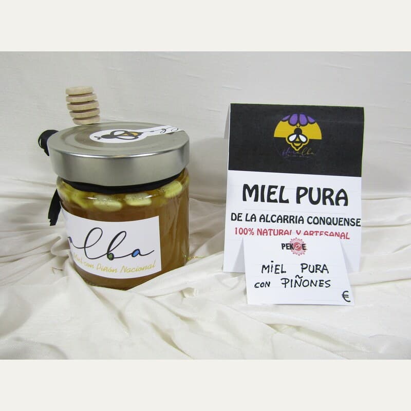 Miel Pura con Piñones 350Gr