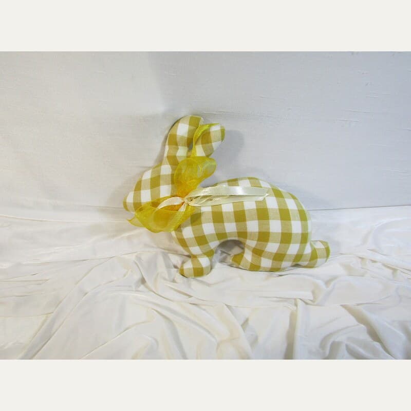Conejo Muñeca Vichy Amarillo con Lazo Alegre