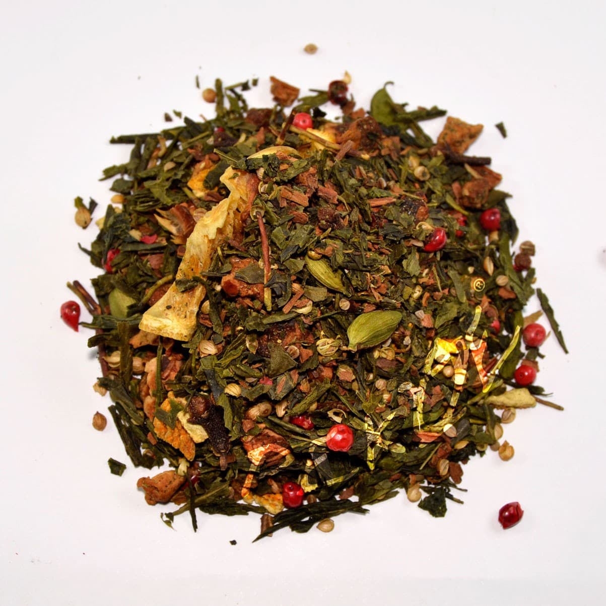 TE VERDE GALLETA, NARANJA Y ESPECIAS